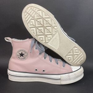 Converse CTAS Eva Lift Hi-Girl 5.5/Women 6.5-'Stone Mauve/Vintage White' A01509C